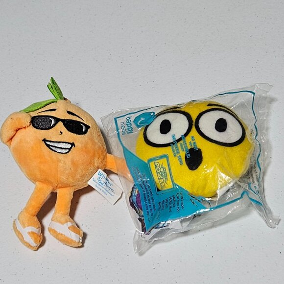 Hamster Elephant Worm Snake Orange Smiley Face Lot Of 6 Plush Stuffed Animals - Picture 7 of 12